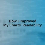 How I Improved My Charts’ Readability