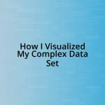 How I Visualized My Complex Data Set