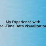 My Experience with Real-Time Data Visualizations