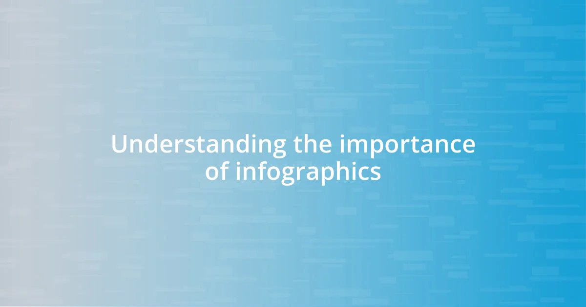 Understanding the importance of infographics